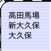 大久保・新大久保・高田馬場