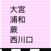 西川口・蕨・浦和・大宮